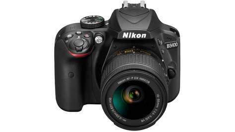 Зеркальный фотоаппарат Nikon D3400 Kit 18-55 mm VR + 70-300 mm VR