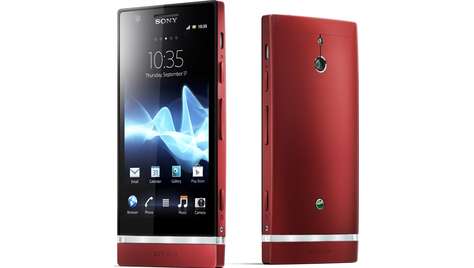 Смартфон Sony Xperia P red
