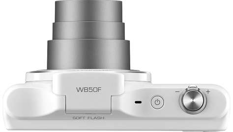 Компактный фотоаппарат Samsung WB 50 F White