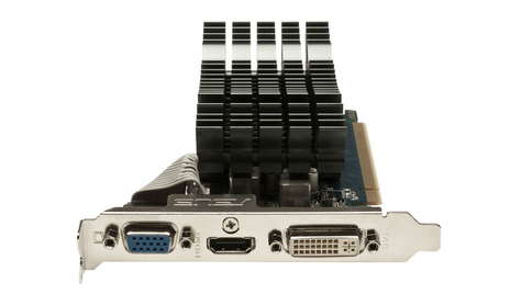 Видеокарта Asus GeForce GT 610 810Mhz PCI-E 2.0 2048Mb 1200Mhz 64 bit (GT610-SL-2GD3-L)