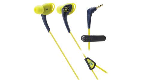 Наушник Audio-Technica ATH-SPORT2 Navy-Yellow