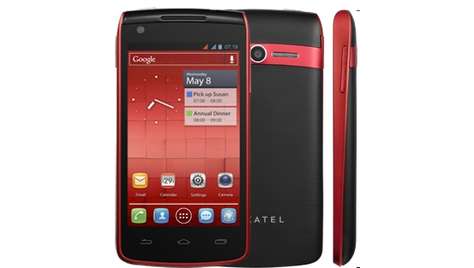 Смартфон Alcatel ONE TOUCH 992D red