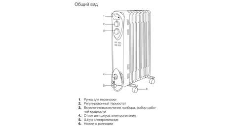 Маслонаполненный радиатор Electrolux EOH/M-3221