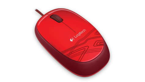 Компьютерная мышь Logitech Mouse M105 Red