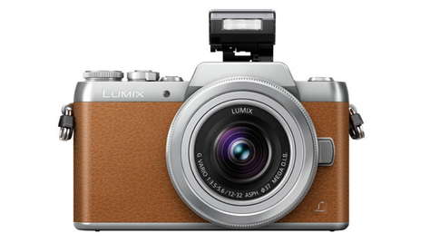 Беззеркальный фотоаппарат Panasonic Lumix DMC-GF7K Kit 12-32mm Brown
