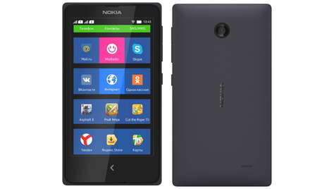 Смартфон Nokia X Plus Dual sim Black