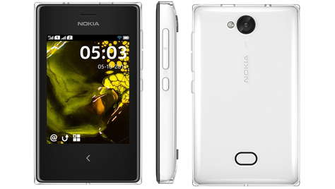 Смартфон Nokia Asha 503 Dual Sim White