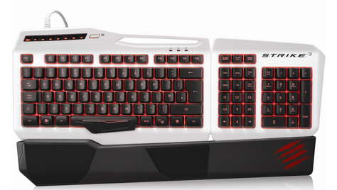 Клавиатура Mad Catz S.T.R.I.K.E. 3 Gaming Keyboard White