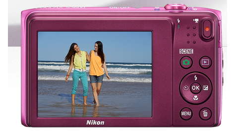 Компактный фотоаппарат Nikon COOLPIX S 3600 Pink