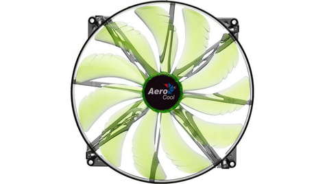 Корпусной вентилятор AeroCool Silent Master Green 200 mm