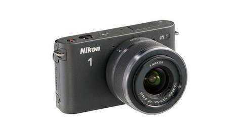 Беззеркальный фотоаппарат Nikon 1 J1 BK Kit + 10-30mm + 30-110mm