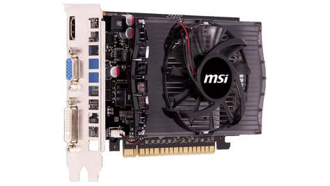 Видеокарта MSI GeForce GT 730 700Mhz PCI-E 2.0 2048Mb 1800Mhz 128 bit (N730-2GD3)