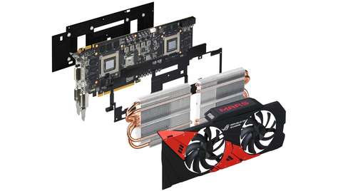 Видеокарта Asus GeForce GTX 760 1006Mhz PCI-E 3.0 4096Mb 6004Mhz 512 bit (MARS760-4GD5)
