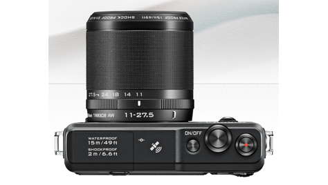 Беззеркальный фотоаппарат Nikon 1 AW1 Kit 1 NIKKOR AW 11–27.5mm f/3.5–5.6 Black