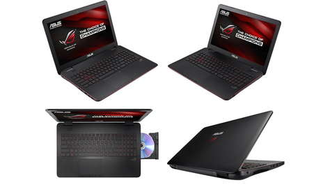 Ноутбук Asus G551JX Core i7 4750HQ 2000 MHz/15.6&quot;/1920x1080/8.0Gb/1008Gb HDD+SSD Cache/DVD-RW/NVIDIA GeForce GTX 950M/Wi-Fi/Bluetooth/DOS