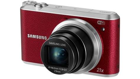 Компактный фотоаппарат Samsung WB 350 F Red
