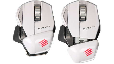 Компьютерная мышь Mad Catz R.A.T.M Wireless Mobile Gaming Mouse Gloss White