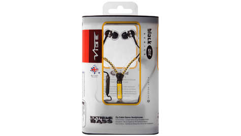 Наушник VIBE Blackair Zip Headphones Yellow