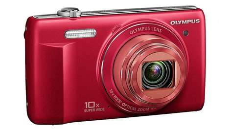 Компактный фотоаппарат Olympus VR-370 красный