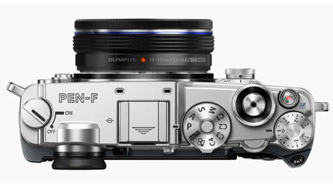 Беззеркальный фотоаппарат Olympus PEN-F Kit 14-42 EZ Silver