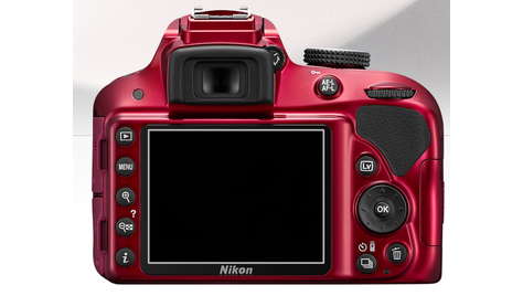 Зеркальный фотоаппарат Nikon D 3300 KIT AF-S DX NIKKOR 18-55mm f/3.5-5.6G VR II Red