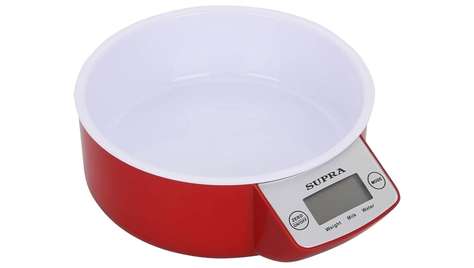 Кухонные весы Supra BSS-4085 Красный
