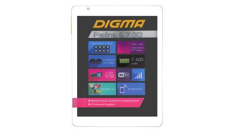 Планшет Digma Platina 9.7 3G White