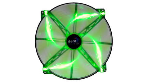 Корпусной вентилятор AeroCool Silent Master Green 200 mm