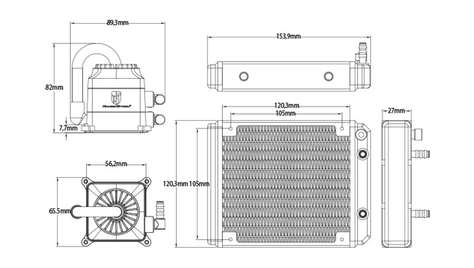 Система охлаждения Deepcool Captain 120