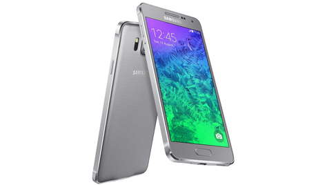 Смартфон Samsung Galaxy Alpha SM-G850F Silver