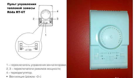 Тепловая завеса Roda RT-6T