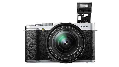 Беззеркальный фотоаппарат Fujifilm X-M1 Kit Silver(FUJINON XC16-50MM F3.5-5.6)