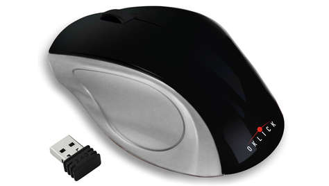 Компьютерная мышь Oklick 412SW Wireless Optical Mouse Black-Silver