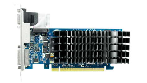 Видеокарта Asus GeForce 210 589Mhz PCI-E 2.0 1024Mb 1200Mhz 64 bit (EN210 SILENT/DI/1GD3/V2(LP))
