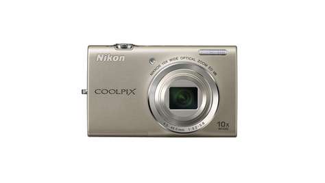 Компактный фотоаппарат Nikon COOLPIX S6200 Silver