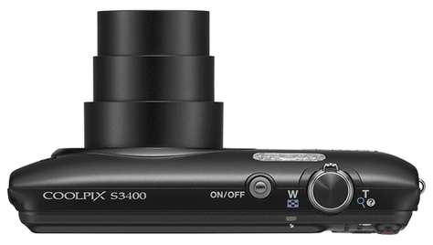 Компактный фотоаппарат Nikon Coolpix S3400 Black