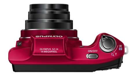 Компактный фотоаппарат Olympus SZ-14 красный