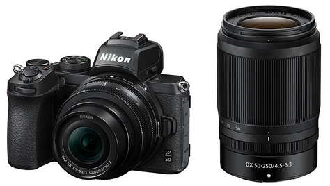 Беззеркальная камера Nikon Z50 kit 16-50мм+50-250мм
