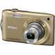 Компактный фотоаппарат Nikon COOLPIX S3300 Gold
