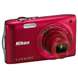 Компактный фотоаппарат Nikon COOLPIX S3300 Red