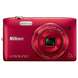 Компактный фотоаппарат Nikon Coolpix S3400 Red