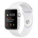 Умные часы Apple Watch Series 1, 38 мм белый/серебристый