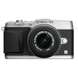 Беззеркальный фотоаппарат Olympus PEN E-P5 17 мм 1:1,8 с видоискателем VF-4 серебристый